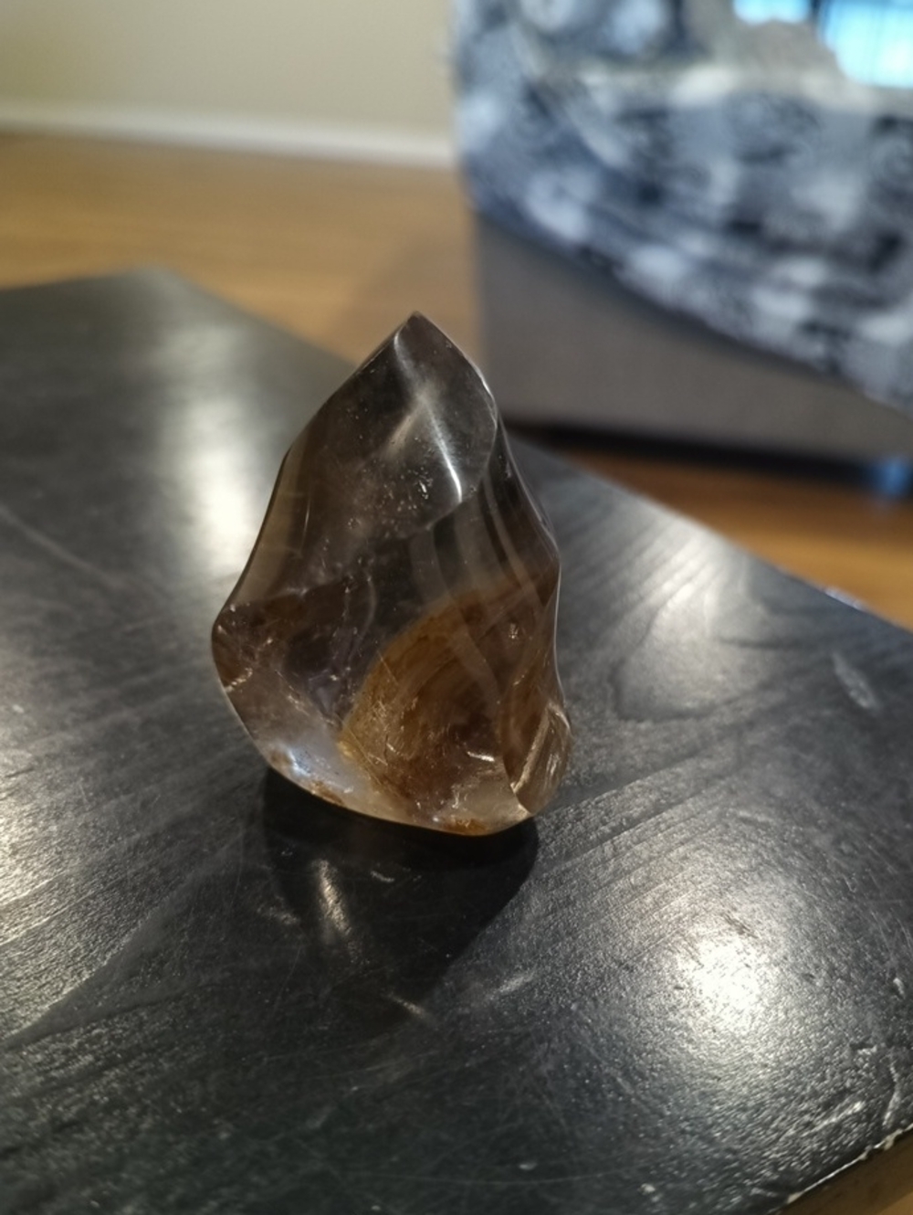 Smokey Quartz Crystal Flame